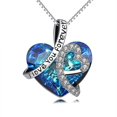 thumbnail image 1 of Collar con Colgante de Corazón Yashi Te Amo por Siempre de Zirconia Cúbica, 1 of 2