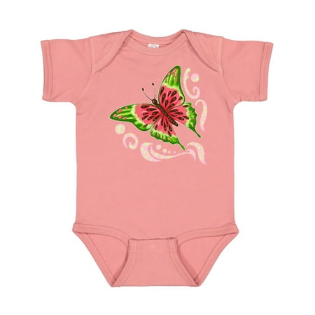 

Inktastic Watermelon Butterfly Gift Baby Boy or Baby Girl Bodysuit