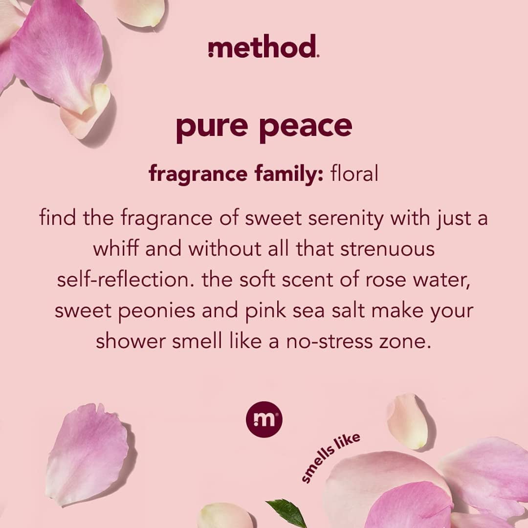 Method Body Wash Variety, 1 Pure Peace, 1 Sea & Surf, 1 Simply Nourish, 18 OZ Each, 1 CT