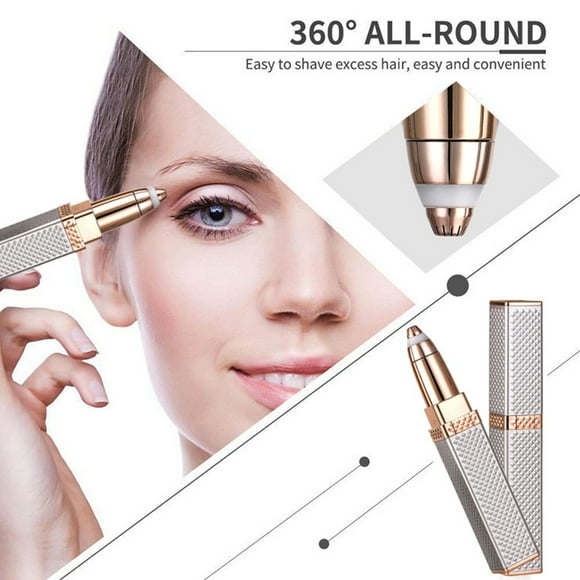 TechWave 2in1 USB Eyebrow Remover -Trimmer Face Body Hair Removal Hard Wax Pebbles Wax for Hair Removal for Face Microwave Face Waxing Beads Strip Wax Beads Hard Wax Beads Pack Hard Wax Beads Hair