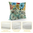 thumbnail image 4 of Awypu Pillow Covers  Hydrangea Flower Market Bicycle Floral Spring Summer Pillows Decorative Throw Pillows Cushion Case Farmhouse Decor for Couch Sofa, 4 of 5