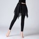 thumbnail image 3 of Pantalones de baile latino de color liso para mujer, longitud 9/10, leggings de ballet y aeróbic, 3 of 8