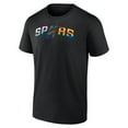 thumbnail image 2 of Men's Black San Antonio Spurs Pride T-Shirt, 2 of 3