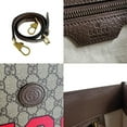 thumbnail image 5 of Pre-Owned GUCCI Handbag Shoulder Bag Tiger GG Medium Supreme Canvas Brown Red Men... (Good), 5 of 5