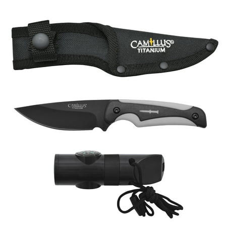 Camillus Trail Knife Kit, 6 in 1 Survival Tool, 7