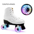 thumbnail image 3 of Patins à Roulettes avec Clé, Roues Lumineuses pour Extérieur, Six Lumières à Double Rangée, Roues Brillantes Bleues, 3 of 6