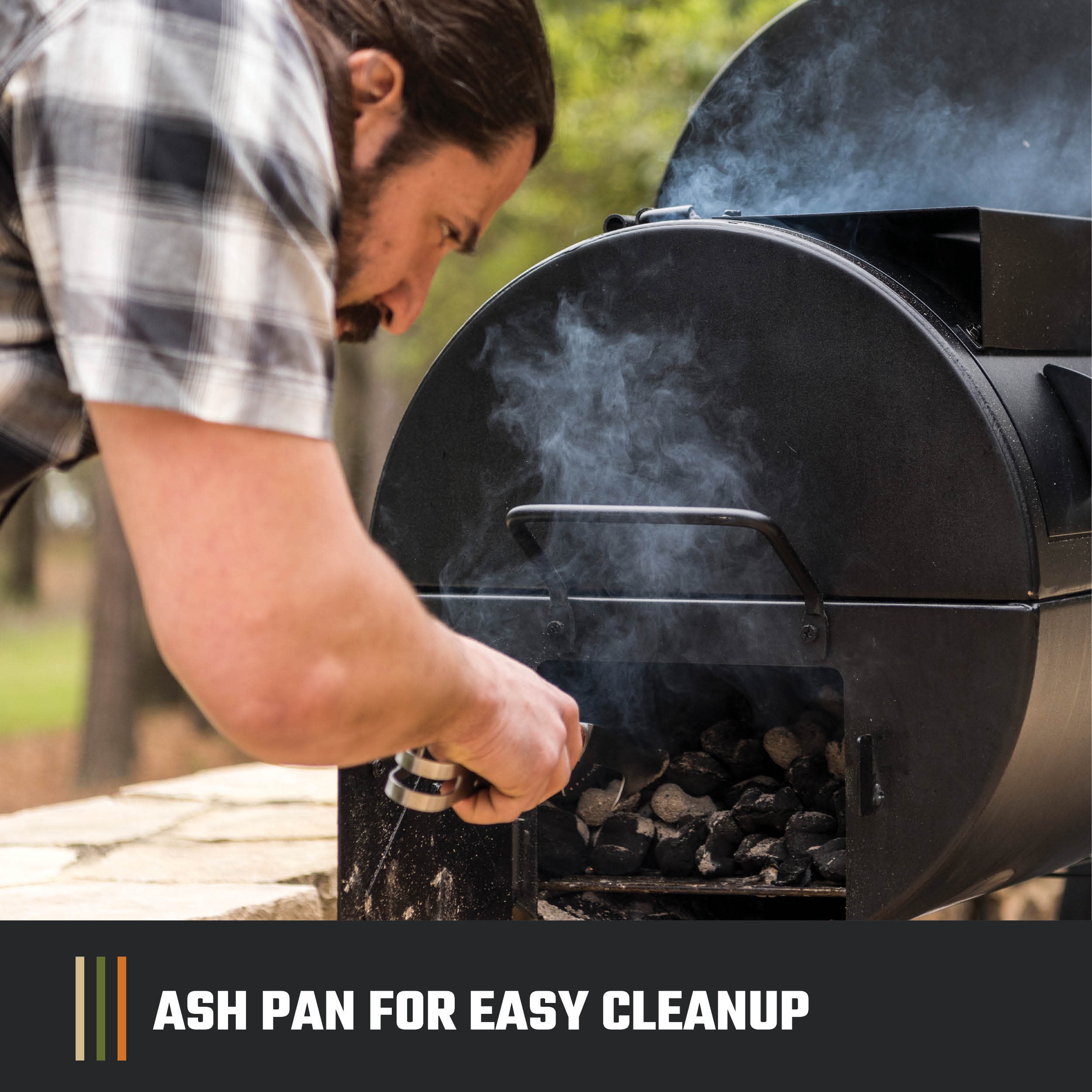 Oklahoma Joe's® Highland Classic Offset Charcoal Smoker & Grill