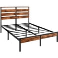 thumbnail image 3 of Base Cama Matrimonial Cabecera Reforzada 750kg Luz LED 7 Colores Contactos USB C App mas Control Acero Madera 207x139x105cm Facil Armado Repisa, 3 of 11