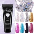 thumbnail image 3 of 6 Colors Nail Gel Set with Nail Lamp UV LED Nail Gel Set Nail Art Start Kit Manicure Tools Set Salon Nail Tool Kit, 3 of 8