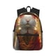 thumbnail image 1 of Balery Sunshine Flower Meditating Cat Mochila para Mujeres y Hombres, Mochila Ligera Casual para Viajes, Mochila Clásica Básica para la Universidad, 1 of 6