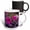 Multicolor, variant on 3drose, Petunias and Other Flowers Bright the Streets of Cong., 11oz Two-tone Yellow Mug