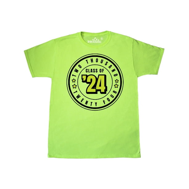 INKtastic Class of 2024 in Black Circle with Stars TShirt Walmart