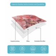 thumbnail image 5 of Quilts Twin Size, Flower Painted, Abstract Blush Pink Watercolor Soft Comforter Bedding Set for Bed, Lightweight Quilted Bedspread with Pillow Cover(2 Pieces) for All Season, 68x86 Inch, 5 of 6