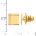 thumbnail image 2 of 14k Yellow Gold Mens Square Line Tie Tac Lapel Pin Bar   For Dad Mens  For Him, 2 of 6