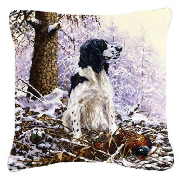 Springer Spaniel by Michael Herring Canvas Decorative Pillow