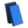 thumbnail image 2 of AWHAO 2 Weightlifting Fall Protection Mats with Noise Reduction, Padded And Soundproof Black Blue 80x40x4cm, 2 of 9