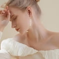 thumbnail image 4 of Personality Tassel Flower Studs Simple And Delicate Design Suitable For All Occasions, 4 of 9