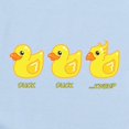 thumbnail image 2 of CafePress - Duck_Duck_Kweh Body Suit - Baby Light Bodysuit, Size Newborn - 24 Months, 2 of 4