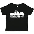 thumbnail image 3 of Inktastic Milwaukee Wisconsin Skyline Wi Cities Boys or Girls Toddler T-Shirt, 3 of 5