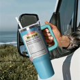 thumbnail image 6 of 40oz Nurse Tumbler with Handle and Straw, Practitioner Insulated Stainless Steel Cup, Nurses Week Travel Coffee Mug Water Bottle, Appreciation Gifts for Women Men, 6 of 6