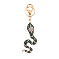 thumbnail image 1 of SGACAI Llavero de serpiente 2025, llavero de serpiente del año 2025, llavero de serpiente del año, llaveros divertidos de serpiente, llave de metal con diamantes de imitación, 1 of 7