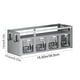 thumbnail image 3 of Organizador de especias de acero inoxidable para pared | Almacenamiento de condimentos de cocina para condimentos de pimienta MSG | Juego de tarros de especias que ahorran espacio para cocinar en cas, 3 of 5
