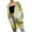Yellow, variant on IROINNID Women's Mid-Length Cardigan Jacket Gradient Long Sleeve Casual Long Cardigan Coat Sweater Outerwear, Yellow