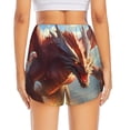 thumbnail image 4 of Running Shorts for Women, Ferocious Dragon Fury Workout Athletic Shorts with Pockets, Lounge Yoga Shorts Women, 4 of 7