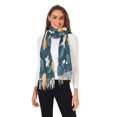 thumbnail image 2 of FORMRS Womens Scarf Winter Soft Long Big Warm Shawls Wrap Tassel Scarves, Oranges Pattern, 2 of 9