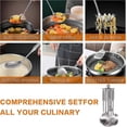 thumbnail image 2 of 6 Pieces Stainless Steel Kitchen Utensils Set for Cooking and Serving Non-Toxic Easy to Clean, 2 of 3