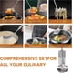 thumbnail image 2 of 6 Pieces Stainless Steel Kitchen Utensils Set for Cooking and Serving Non-Toxic Easy to Clean, 2 of 3