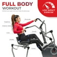 Sunny Health & Fitness Elite Recumbent Cross Trainer & Elliptical