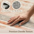 thumbnail image 6 of ODIKA 5'x7' Washable Area Rug Non-Slip, Low Pile, Stain Resistant Alfombra Vintage Faded Stripe Abstract Motif Sala Beige Para for Guest Room, Lounge, Apartment, 6 of 7