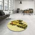 thumbnail image 4 of Ahgly Company Machine Washable Indoor Rectangle Transitional Oak Brown Area Rugs, 2' x 3', 4 of 7