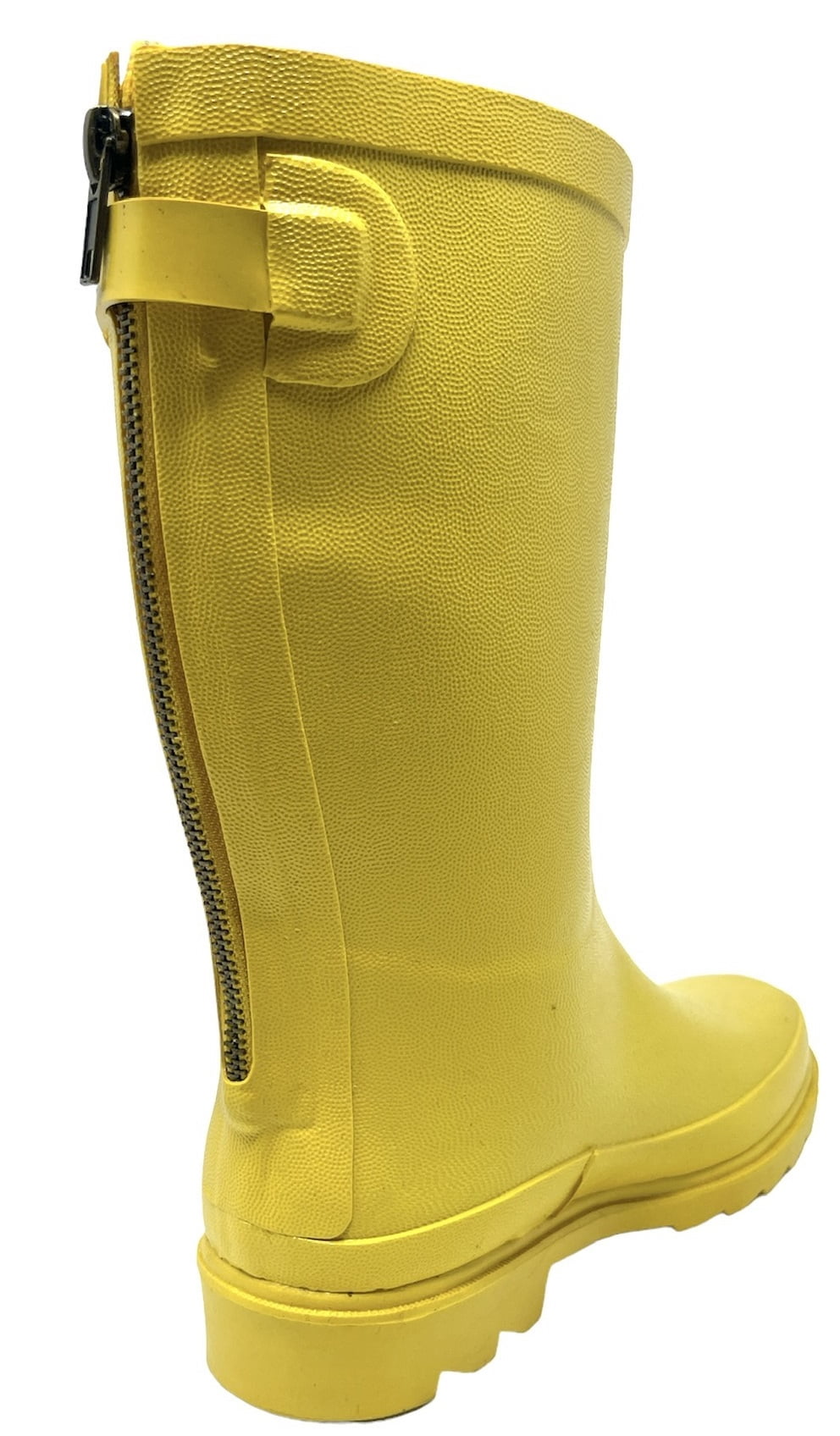Forever Young Short Shaft Mock Zipper Rain Boot