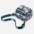 thumbnail image 3 of Stylago Crossbody Messenger Bags for Women Flower Print Shoulder Purse with Adjustable Strap Ladies Casual Shopping Handbag Black, 3 of 6