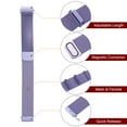 thumbnail image 5 of Uxcell Stainless Steel Mesh Watch Band 16mm Quick Release Metal Replacement Watch Strap with Magnetic Buckle for Men Women, Lavender, 5 of 7
