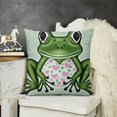 thumbnail image 2 of SHANXI Who Loves Throw Pillow Case Cute Little Decorative Cushion Cover for Farmhouse Yard Bedroom Girls Room,Funny Gifts 22x22in, 2 of 5