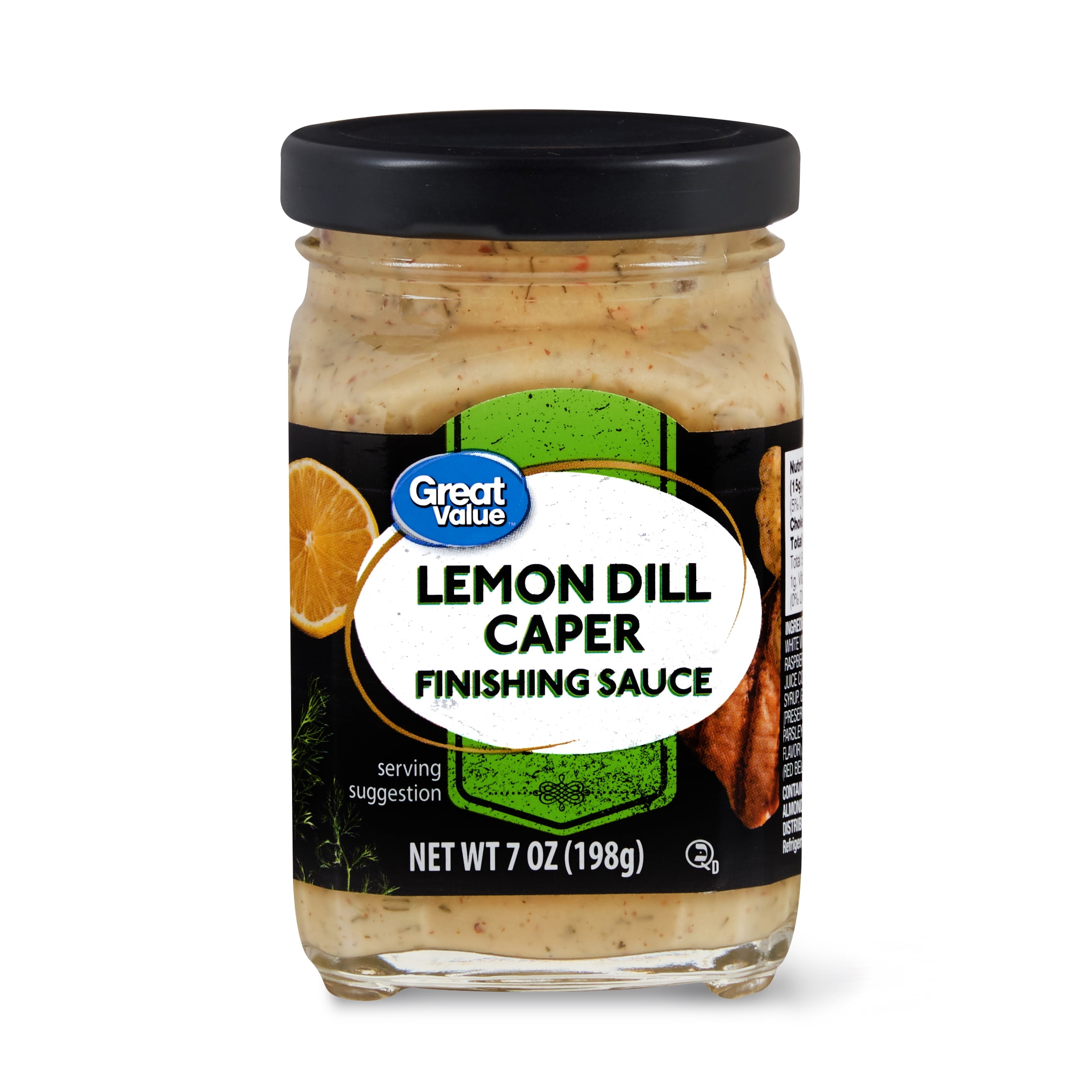 Great Value Lemon Dill Caper Finishing Sauce, 7 oz