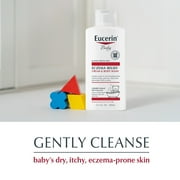 Eucerin Baby Eczema Relief, Fragrance Free, Cream Body Wash, 13.5 fl oz Bottle