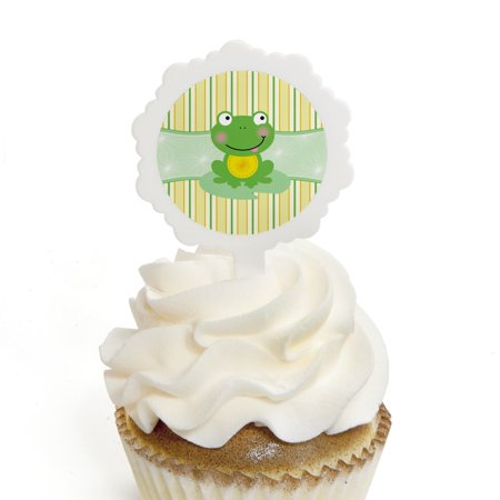 Froggy Frog Cupcake Picks With Stickers Baby Shower Or Birthday Froggy Frog Cupcake Picks With Stickers Baby Shower Or Birthday