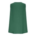 thumbnail image 6 of Craaazy Women's Relaxed Fit Plus Size V Neck Tank Top, Solid Color Sleeveless Loose Top, Comfy Casual Cami for Summer Gifts, 6 of 8