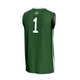 thumbnail image 3 of Youth GameDay Greats #1 Green Ohio Bobcats Lightweight Collegiate Basketball Fashion Jersey, 3 of 4