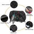 thumbnail image 2 of Funda impermeable para bicicleta hanmir con orificio para candado, para 2-3 bicicletas, 2 of 6