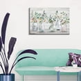 thumbnail image 5 of Bathroom Wall Decor Floral Canvas Wall Art, Bathroom Flowers Painting Picture Rustic Home Vase Wall Decor, 12x16 Inch (Multi), 5 of 7