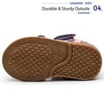 thumbnail image 5 of Ahannie Infant Boys Girls Genuine Leather Sandals with Arch Support,Unisex Baby Closed Toe Summer First Walkers Shoes(Infant/Toddler), 5 of 7
