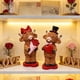 thumbnail image 5 of 2 figuras de vaca de las Tierras Altas para San Valentín, estatua de vaca escocesa con rosas y corazón, decoración romántica de mesa de granja para aniversario de boda, regalo para pareja., 5 of 8