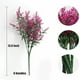 thumbnail image 4 of Lavanda artificial Plantas de flores falsas Resistentes a los rayos UV Arbustos verdes de plástico MABOTO Rosa, 4 of 7