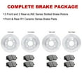 thumbnail image 4 of R1 Concepts Front Rear Brakes and Rotors Kit |Front Rear Brake Pads| Brake Rotors and Pads| Ceramic Brake Pads and Rotors |fits 2013-2016 Dodge Dart, 4 of 7