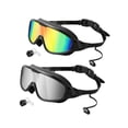 thumbnail image 2 of harper 2 Pcs Lunettes de Natation pour Hommes Femmes Adultes Grand Champ Résistantes à l'Eau Style D, 2 of 9
